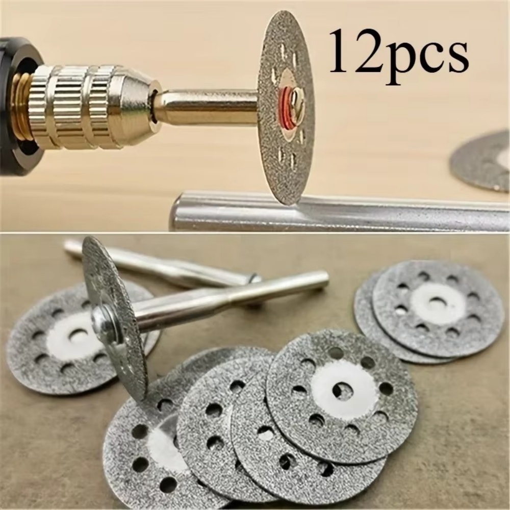 Cordless Rotary Tool Kit Accessories - 12Pcs/set Diamond Slice Diamond Saw Blade