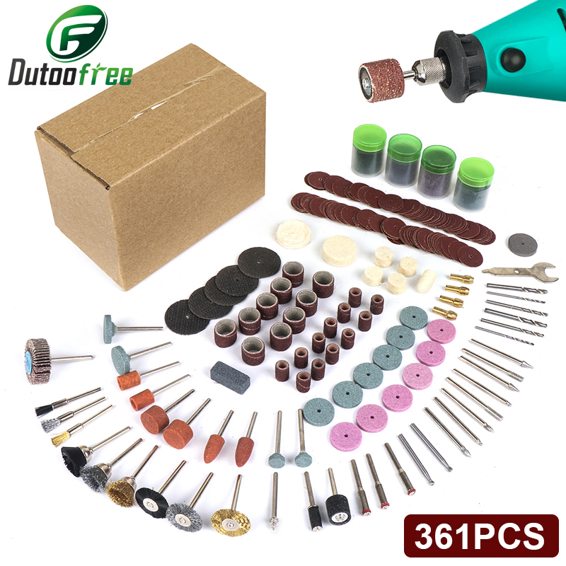 Cordless Rotary Tool Kit Accessories - 361PCS/lot Power Tools Dremel Rotary Tool
