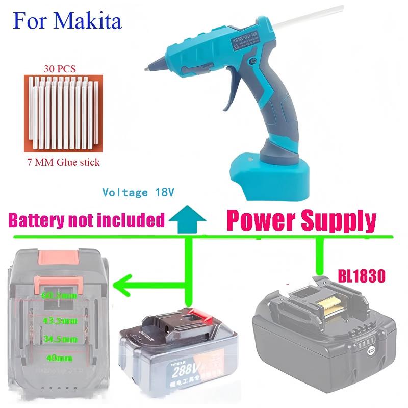Hot Melt Glue Gun Cordless - Cordless Hot Melt Glue Gun For