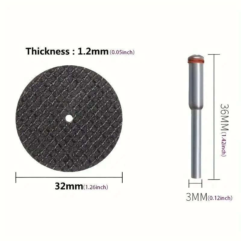 Abrasive Cutting Disc 32mm Wit - Cordless Rotary Tool Kit Accessories 评论和价格