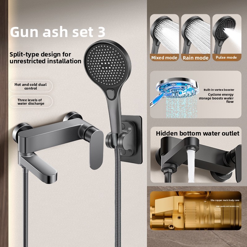 All Copper Shower Faucet Set T - Plumbing 评论和价格