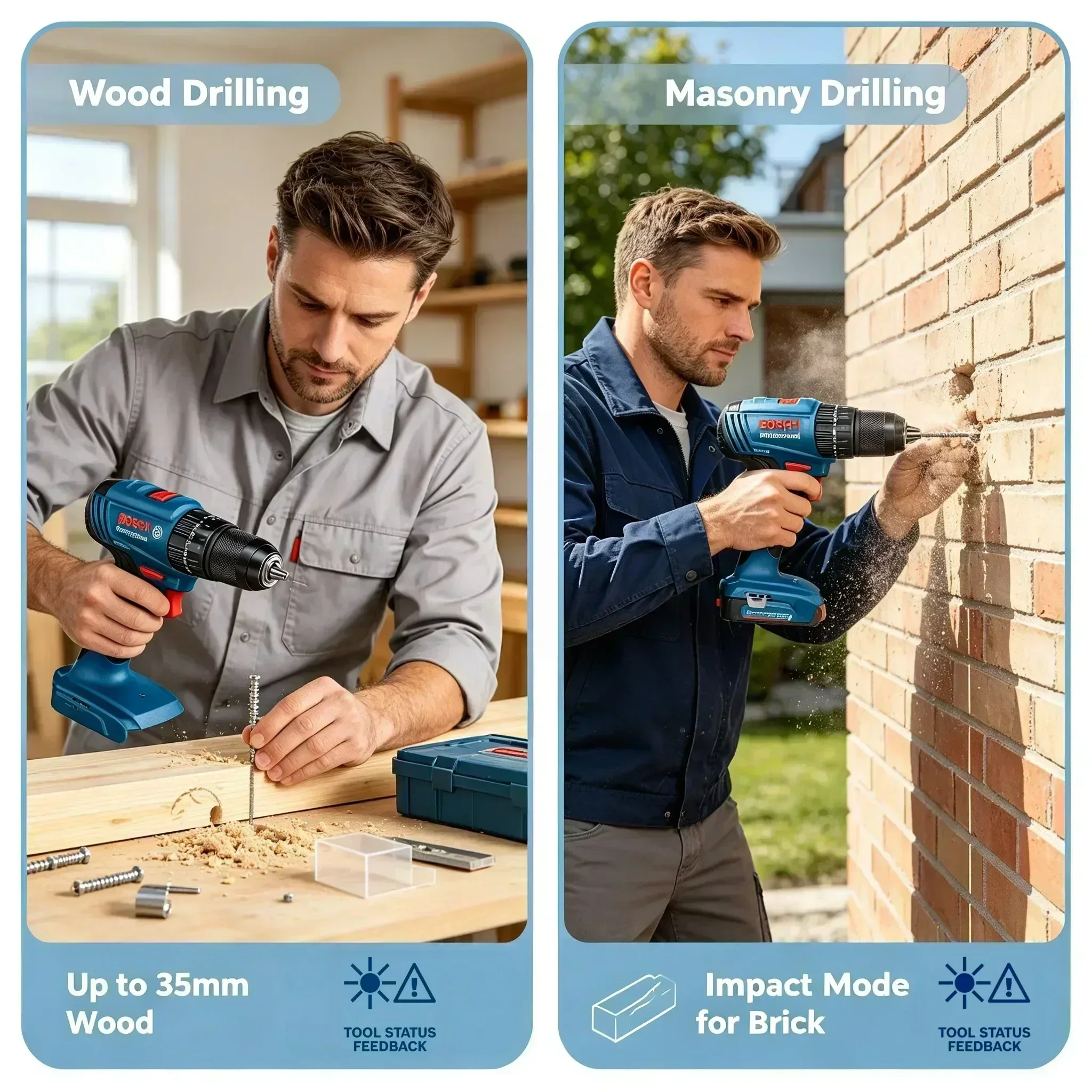 Bosch GSB 185-LI 18V Brushless - Brushless Cordless Electric Drill 18V 评论和价格