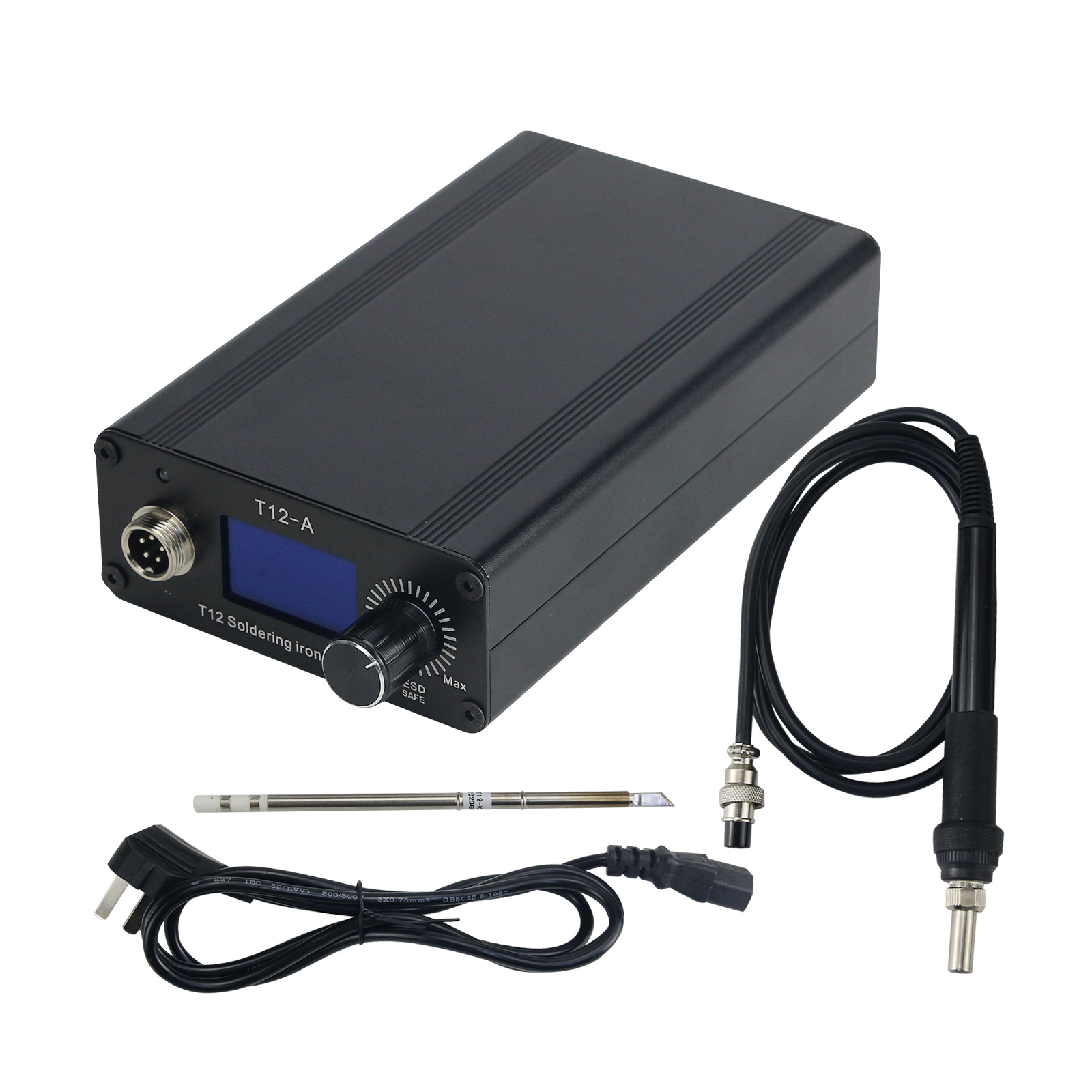 HamGeek T12-A 50-700 ° C 1.3 I - Digital Soldering Station T12 评论和价格