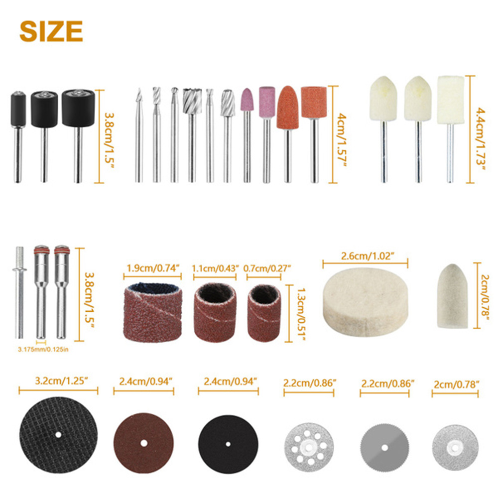 40~217Pcs Power Tools Rotary T - Cordless Rotary Tool Kit Accessories 评论和价格