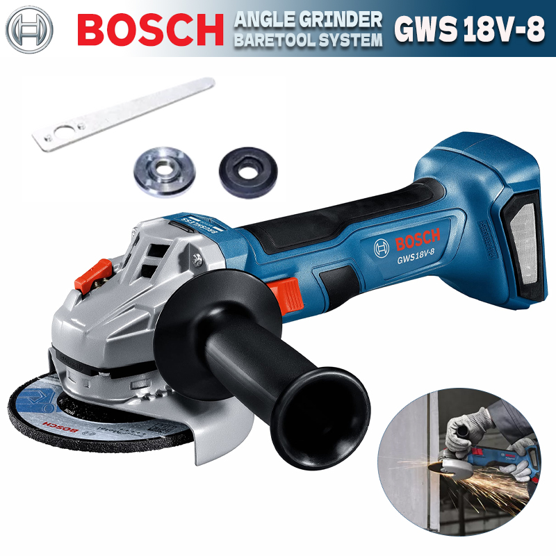 BOSCH GWS 18V-8 Cordless Angle - Brushless Angle Grinder Battery Powered 评论和价格