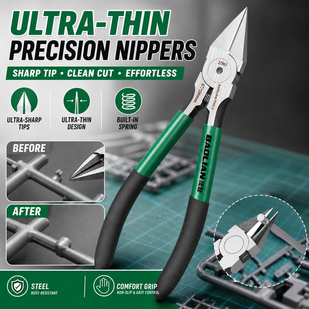 Ultra-Sharp Flush Cutter Plier - Automatic Wire Stripper Cutter 评论和价格